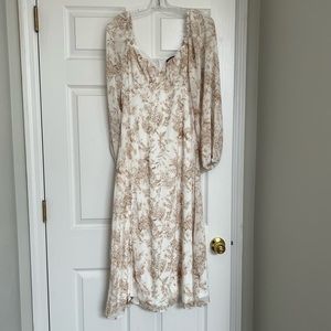 Mid length floral dress